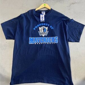 NBA Blue Mavericks Short Sleeve Tee